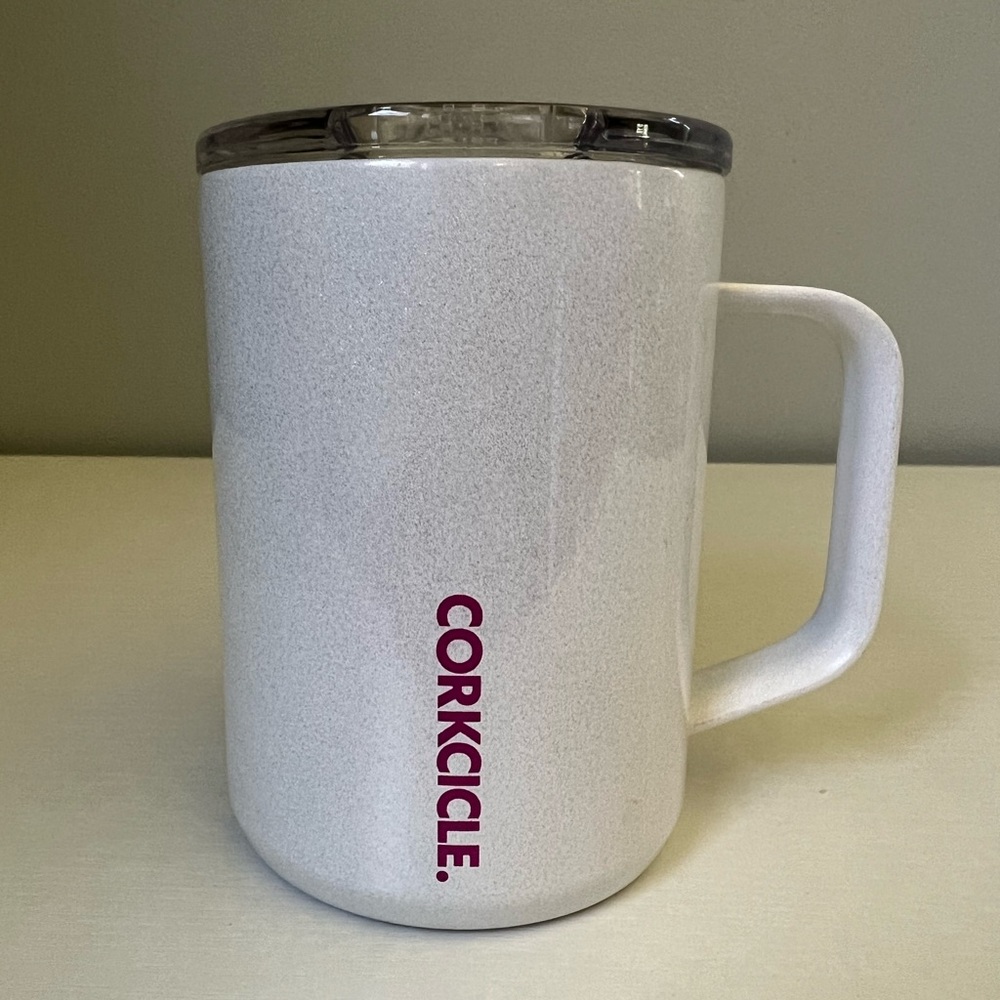 Corkcicle 16oz Mug - White Shimmer